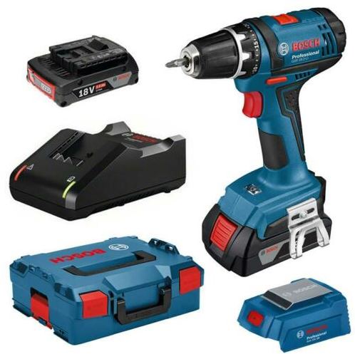 Bild zu Bosch Akku-Bohrschrauber GSR 18-2-LI inkl. 2 Akkus 2,0 Ah , Ladegerät und L-Boxx für 129,90€ (VG: 159,90€)