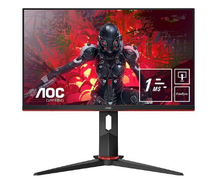 Bild zu AOC 24G2U5/BK Full-HD Monitor (75hz, FreeSync, VESA-Halterung, 1ms ) für 139€ (VG: 164,95€)