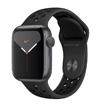 Bild zu Apple Watch Series 5 Nike+ (40mm, Alu. space grau, Sportarmband anthraz/schwarz) für 399,60€ (VG: 440,42€)