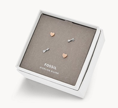 Bild zu Fossil Damen Ohrstecker Sterling Silver Heart and Arrow für 20€ (Vergleich: 45,83€)