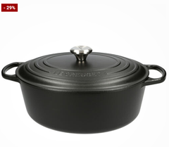 Bild zu Le Creuset Signature Bräter oval 33 cm schwarz für 199,20€ (VG: 249€)