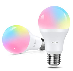 Bild zu Teckin 2er Pack Smart LED Lampe (Alexa & Google Home) für 16,32€