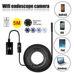 Bild zu SGODDE Inspektionskamera (WiFi Endoskope, 2 Millionen Pixel, iOS/Android) für 22,74€