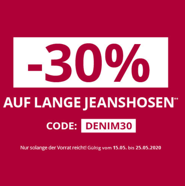 Bild zu Takko: 30% Rabatt auf lange Jeanshosen