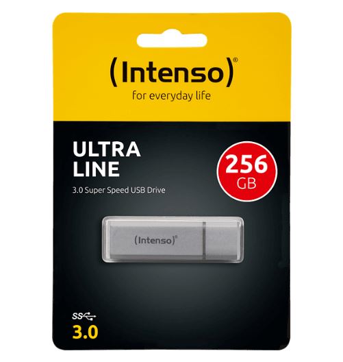 Bild zu INTENSO 3531492 Ultra Line USB Stick (Silber, 256 GB) für 24,99€ (VG: 29,76€)