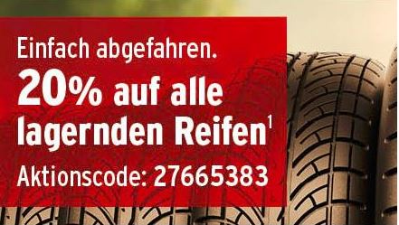 Bild zu A.T.U: 20% auf alle lagernden Sommereifen