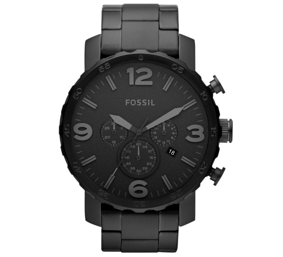 Bild zu FOSSIL Herren Chronograph Nate „JR1401“ für 87,20€ (VG: 108€)