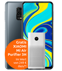 Bild zu Xiaomi Redmi Note 9S für 4,99€ (VG: 197,99€) inkl. gratis Xiaomi Smart Air Purifier 3H Luft­rei­ni­ger (VG: 164,99€) mit 4GB LTE Datenflat, SMS und Sprachlat im Vodafone Netz für 14,99€/Monat