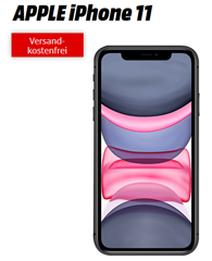 Bild zu APPLE iPhone 11 für 49€ mit 18GB Telekom LTE Datenflat, SMS und Sprachflat für 36,99€/Monat