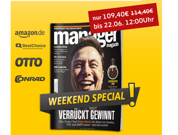 Bild zu Jahresabo Manager Magazin für 109,40€ + bis zu 90€ Prämie