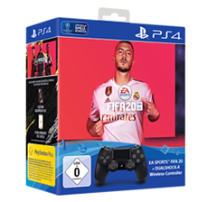 Bild zu SONY DUALSHOCK 4 Wireless-Controller Jet Black (VG: 53,96€) inklusive Fifa 20 (VG: 19,90€) für 50,41€