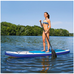 Bild zu EASYmaxx Stand-Up-Paddle-Board (320cm, aufblasbar) für 222€ (Vergleich: 303,99€)