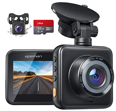 Bild zu APEMAN Dashcam Vorne und Hinten (170 ° Weitwinkel mit Nachtsicht, G-Sensor, Parküberwachung, Loop-Aufnahm und WDR) für 33,99€