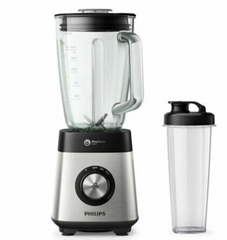 Bild zu PHILIPS Series 5000 HR3573, Standmixer, 1000 Watt, Metallic, 2 Liter Behälter für 79,99€ (VG: 98,99€)