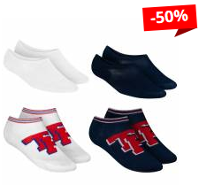 Bild zu Tommy Hilfiger 4er Pack Sneackersocken in Geschenkbox für 9,99€