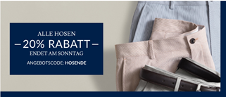 Bild zu Charles Tyrwhitt: 20% Rabatt auf Hosen