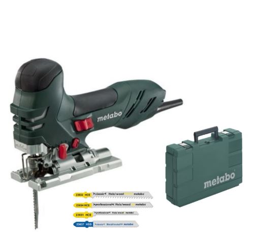 Bild zu Metabo Pendelhub-Stichsäge STE 140 SET im Koffer + 20tlg. Sägeblatt Set für 169,90€ (VG: 192,59€)