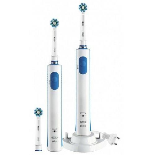 Bild zu ORAL-B PRO 600 elektrische Zahnbürste (BONUSPACK MIT 2. Handstück) für 37,50€ (VG: 53,90€)