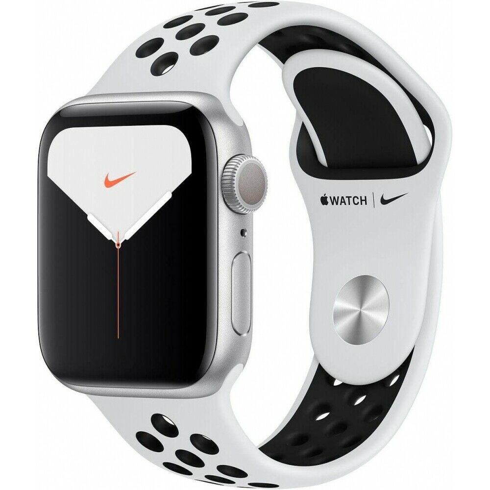 Bild zu Apple Watch Series 5 Nike 40mm GPS Silver für 389,90€ (Vergleich: 434€)