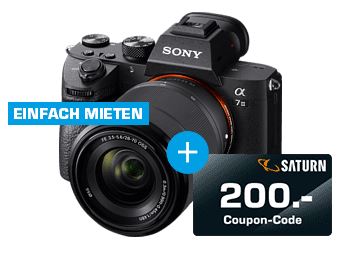 Bild zu SONY Alpha 7 M3 KIT (ILCE-7M3K) Systemkamera + 200€ Coupon-Code für 1679,83€ (VG: 1999€)