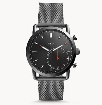 Bild zu FOSSIL Herren Hybrid Smartwatch Commuter Edelstahl Grau für 100€