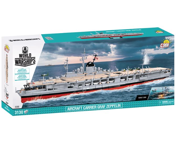 Bild zu COBI WoW Flugzeugträger Graf Zeppelin Modellbauschiff für 131,59€ (VG: 147,49€)