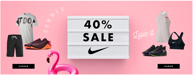 Bild zu My-Sportswear: 40% Rabatt auf Nike + kostenlose Lieferung