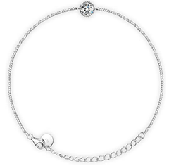 Bild zu FANCI 925 Silber Damen-Armband mit 1.45 Karat Zirkonia von Swarovski für 10,99€