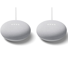 Bild zu Google Nest Mini im Doppelpack für 49€ (Vergleich: 68,50€)