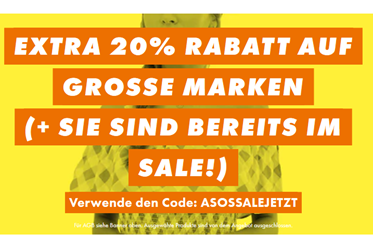 Bild zu ASOS: 20% EXTRA-Rabatt auf große Marken