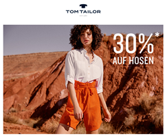 Bild zu TomTailor: nur heute 30% Rabatt auf Hosen