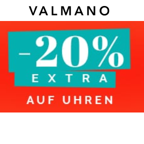 Bild zu VALMANO: 20% Extra-Rabatt auf bereits reduzierte Uhren