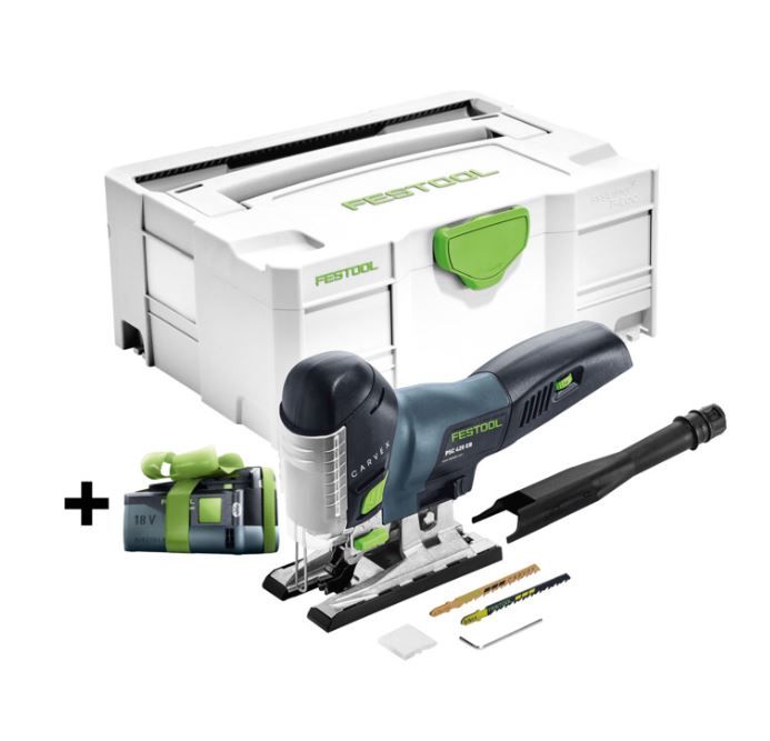 Bild zu Festool Akku-Pendelstichsäge PSC420 Li EB-Basic CARVEX + Extra-Akku für 264,78€ (VG: 349,61€)