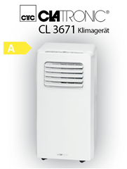 Bild zu Clatronic CL 3671 Mobiles Klimagerät, EEK A, Kühlleistung 7000 BTU, LED-Display, Fernbedienung [Energieklasse A] für 152,91€ (VG: 199€)