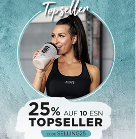 Bild zu Fitmart: 25% Rabatt auf die 10 ESN Topseller