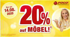 Bild zu Poco: 20% Rabatt auf Möbel