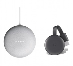 Bild zu Google Nest Mini + Google Chromecast 3 für 65€ (Vergleich: 77,31€)