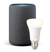 Bild zu AMAZON Echo Plus 2. Generation inkl. Hue White E27 Lampe für 68,22€ (Vergleich: 87,14€)