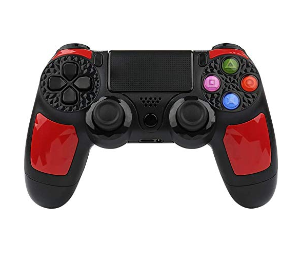 Bild zu KINGEAR PS4 Wireless Controller in rot für 24€