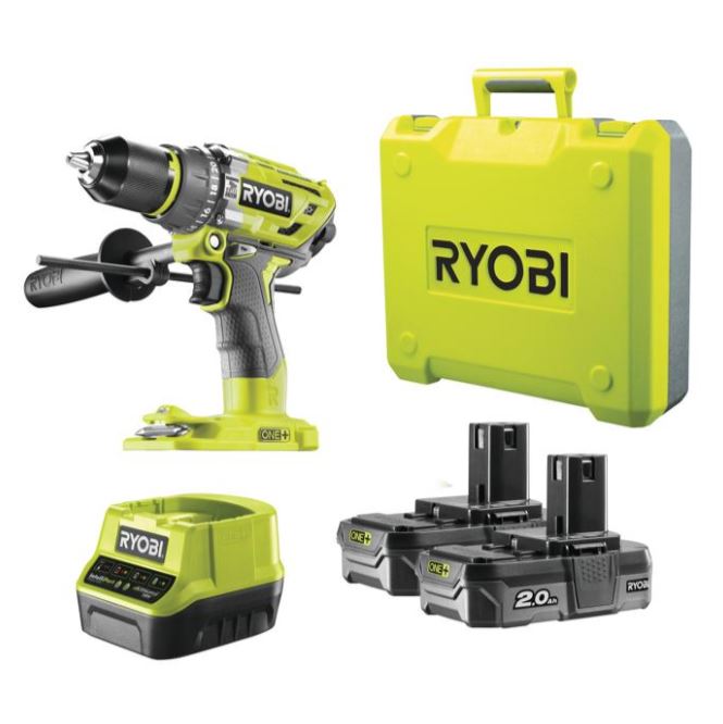 Bild zu RYOBI One+ Akku-Schlagbohrschrauber R18PD7-220B mit 2x 18V Akku für 136,46€ (VG: 205,30€)