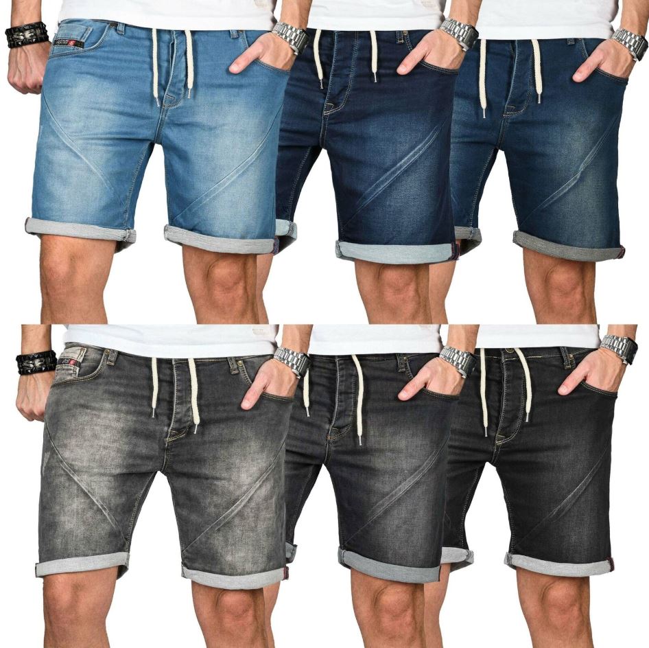 Bild zu A. Salvarini Herren Jeans Bermuda-Shorts unterschiedliche Modelle für je 24,90€ (VG: ab 29,90€)