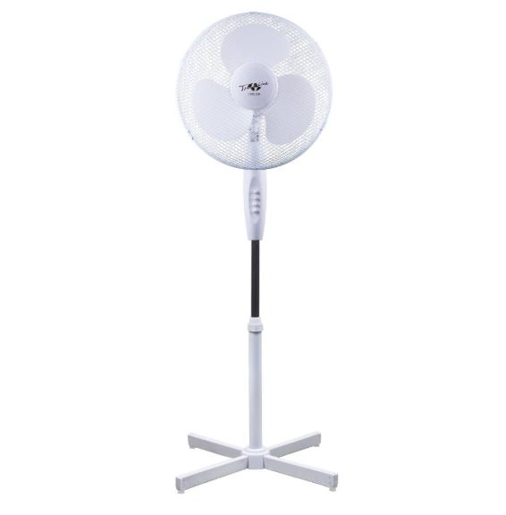 Bild zu TrendLine Standventilator 40 cm weiß für 14,62€ (VG: 18€)