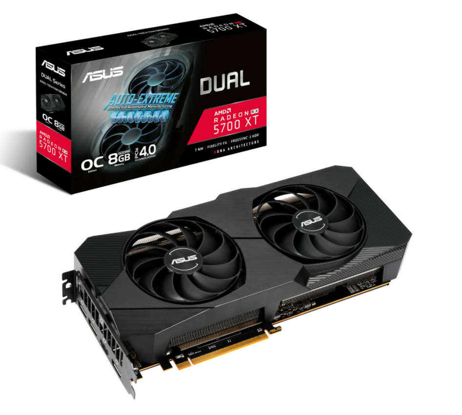 Bild zu ASUS Radeon Dual RX 5700 XT O8G EVO Grafikkarte für 339,20€ (VG: 379,88€)