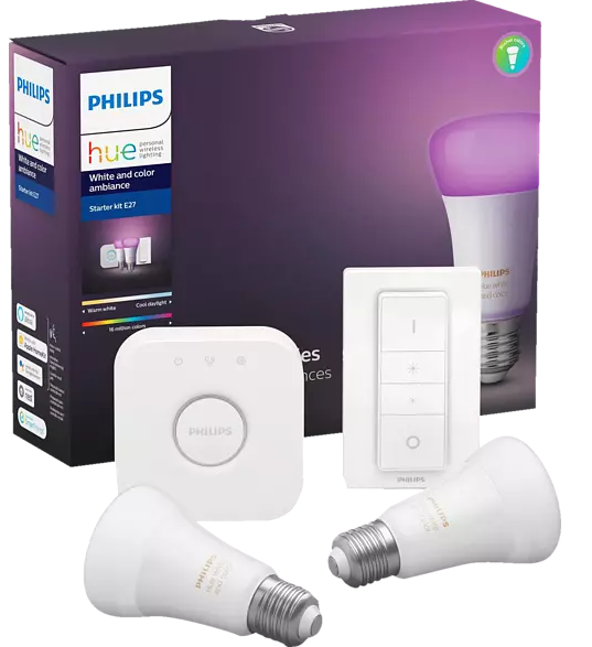 Bild zu Philips Hue White & Cololor Ambiance Bluetooth Starter Kit für 97,88€ (Vergleich: 115,95€)