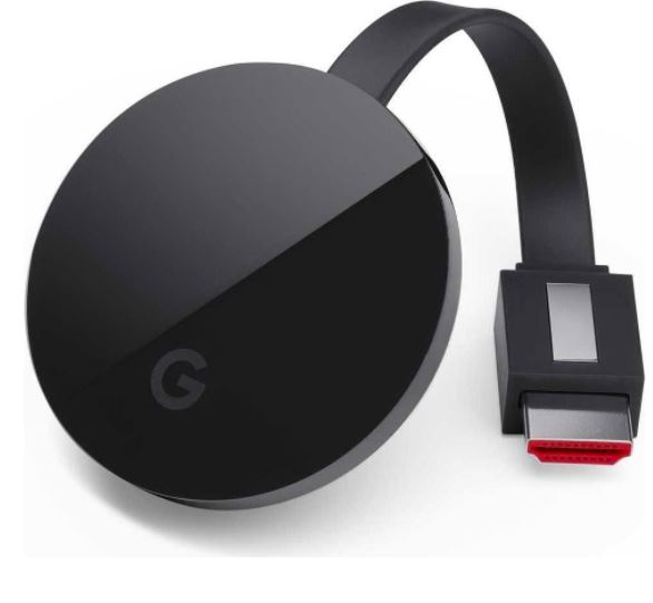 Bild zu GOOGLE Chromecast Ultra Streaming Player, Schwarz für nur 52€ (VG: 72,99€)