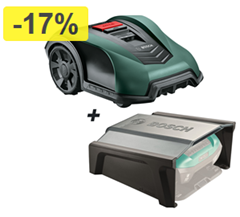 Bild zu Bosch Mähroboter Indego S+ 400 Connect inkl. Garage für 724,49€ (VG: 871,49€)