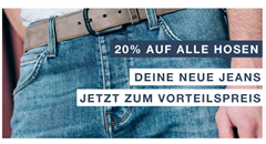 Bild zu Mustang Store: 20% Rabatt auf (fast) alle Hosen