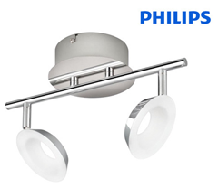 Bild zu Philips Mackinaw LED-Spots 2-flammig für 20,90€ oder 4-flammig für 30,90€ (Vergleich: 27,85€ bzw. 72,96€)