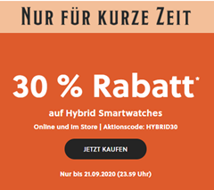 Bild zu Fossil: 30% Rabatt auf Hybrid Smartwatches, z.B. Fossil Collider HR Edelstahl für 153,30€ (Vergleich: 219,43€)