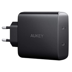 Bild zu AUKEY USB C 18W Schnellladegerät (2-Port mit Power Delivery 3.0) für 11,99€